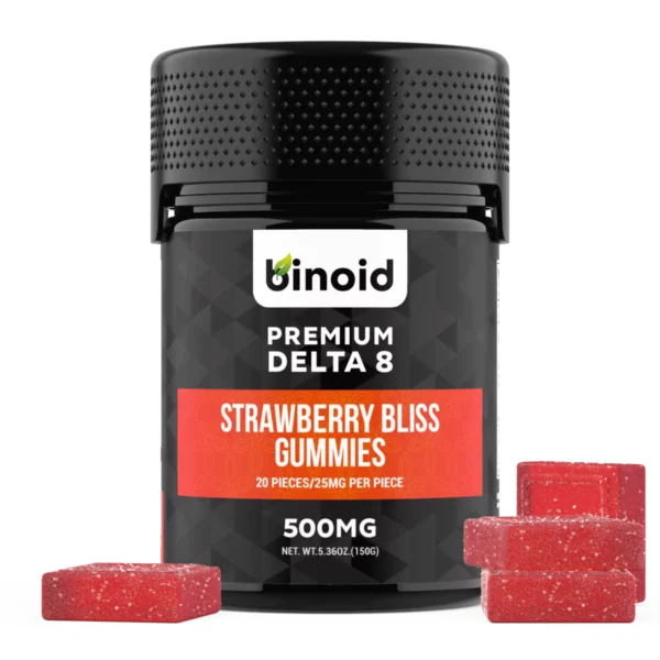 Delta 8 THC Gummies Strawberry Bliss Best Online Coupon Discount 1200x