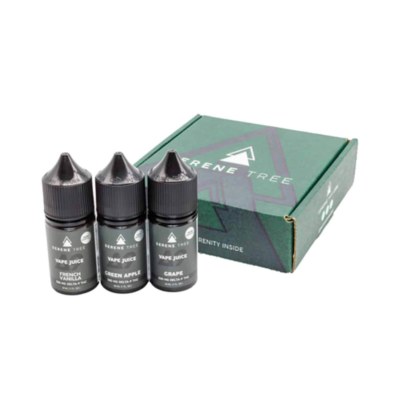 Serene Tree Delta 9 THC Vape Juice Subscription Sample Box