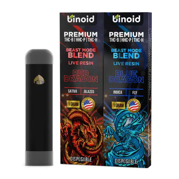 beast mode blend live resin disposable 2 pack combo red dragon