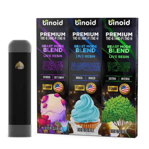 Beast Mode Blend Live Resin Disposable 3 Pack Combo SpaceCandy