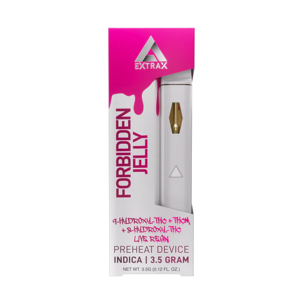 Delta Extrax Thcm Disposable Vape 3 5 Gram Forbidden Jelly